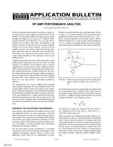 Op Amp Performance Analysis