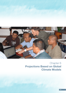 Chapter 6: Projections Based on Global Climate Models