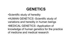 genetics