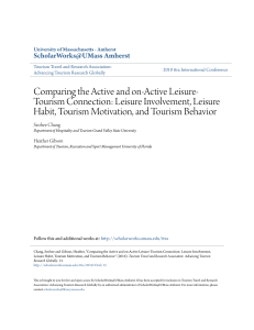 Comparing the Active and on-Active Leisure