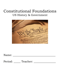 Constitutional Foundations