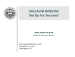 Structural Reforms: Set Up for Success? by Beth Anne Wilson