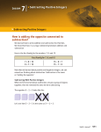 How is adding the opposite connected to subtraction? Subtracting