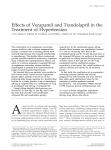 Effects of Verapamil and Trandolapril in the Treatment of Hypertension