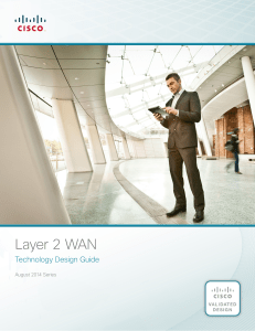Layer 2 WAN Technology Design Guide - August 2014