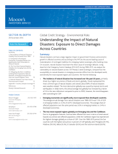 Understanding the Impact of Natural Disasters: Exposure to Direct