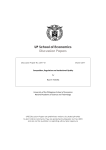 UP School of Economics Discussion Papers