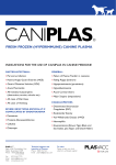 Caniplas - Indications for the use of Canine Medicine
