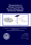 Photoionization of Nitrogen-Containing Reactive Molecules with