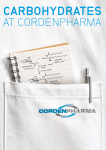 Carbohydrates - Corden Pharma