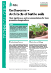 Earthworms – Architects of fertile soils - FiBL-Shop