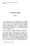 von Neumann Algebras - International Mathematical Union