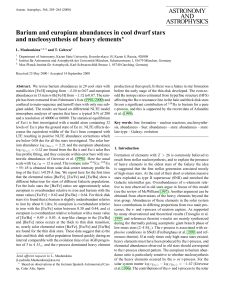 Barium and europium abundances in cool dwarf stars and