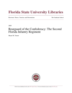 Rearguard of the Confederacy: The Second Florida Infantry Regiment