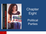 Chapter 8 Political Party
