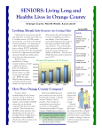 SENIORS: Living Long And Healthy Lives In