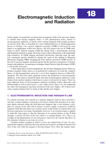 Electromagnetic Induction and Radiation