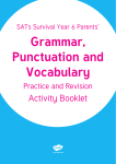 Grammar, Punctuation and Vocabulary