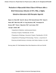 Reduction in Myocardial Infarct Size at 48 Hours after a Brief