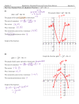 Algebra 2 Quadratics: Standard Form and Vertex Form Review