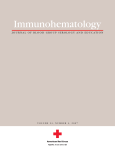 Immunohematology - American Red Cross