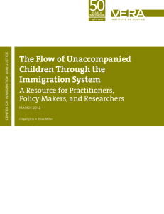 The Flow of Unaccompanied Children through the Immigration System