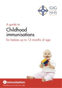 Childhood immunisations