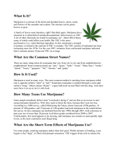Marijuana Fact Sheet - Roseville Area Schools
