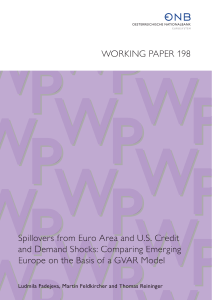 Working Paper 198 - Spillovers from Euro Area and U.S. Credit and