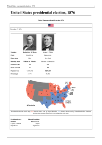 United States presidential election, 1876