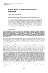 Solvent effects on excited state relaxation phenomena