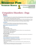 Compulsive Disorders—Dogs