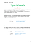 Topic 4 Formula - Olympic College