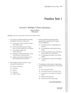 AP Practice Exam B