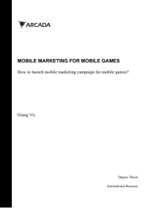 mobile marketing for mobile games