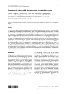 Do nonasterid holoparasitic flowering plants have plastid genomes?