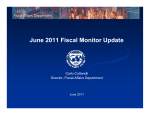 Presentation on the June 2011 Fiscal Monitor Update