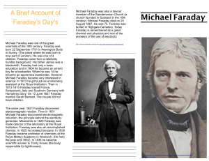 Michael Faraday Brochure - Sushi Labs