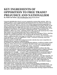 Tarriffs and Free Trade