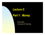 Money - University of Wyoming