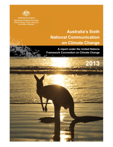 Australia`s Sixth National Communication on Climate Change