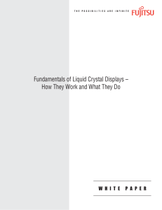 Fundamentals of Liquid Crystal Displays