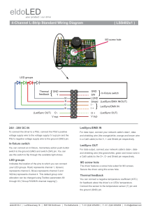 4-Channel L-Strip Standard Wiring Diagram ( LSS402x1 )