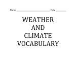 weather and climate worksheets - pams