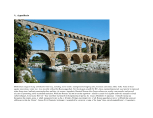 A. Aqueducts