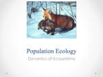 Population Ecology - Effingham County Schools