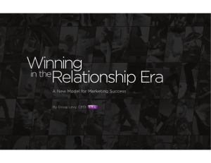 Winning in the Relationship Era