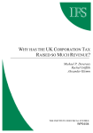 Why has the UK corporation tax raised so much revenue?