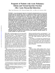 Prognosis of Patients with Acute Pulmonary After Acute