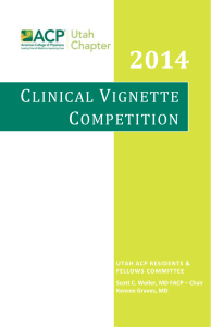 Clinical Vignette - American College of Physicians